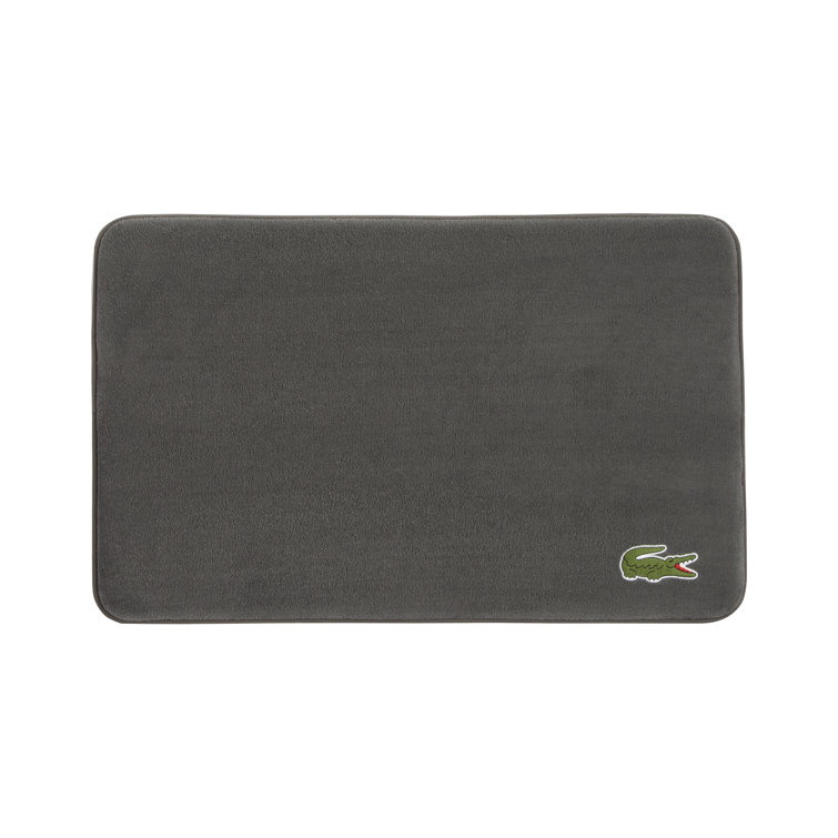 Lacoste Memory Foam Bath Rug with NonSlip Backing & Reviews Wayfair